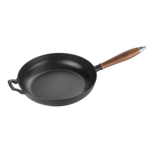 Cast iron frying pan with handle 24 cm Staub black