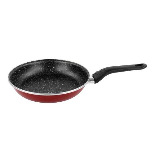 Frying pan 1 liter 20 cm Vitrinor Praga Piedra red