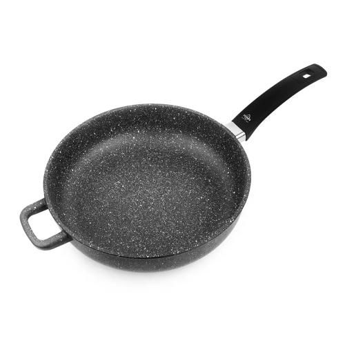 Non-stick frying pan 28 cm Olympia Hard Cook Fix black