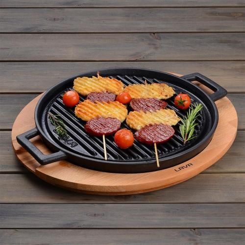 Grill pan 28 cm Lava black