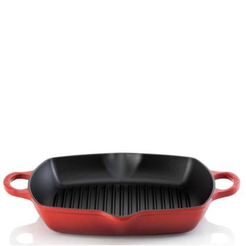 30 cm cast iron grill pan Le Creuset Signature fiery lava