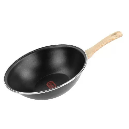 Non-stick wok frying pan 28 cm Vitrinor Orbe black