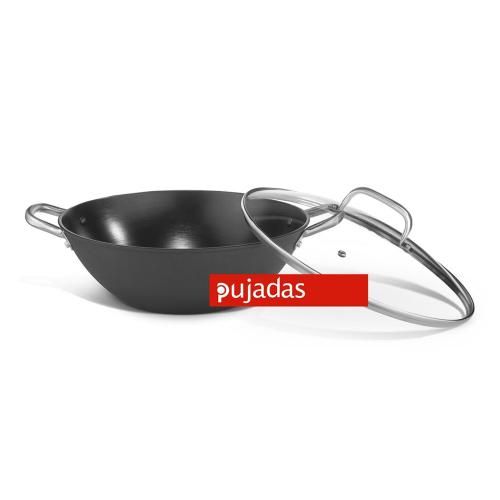 Non-stick cast iron frying pan 32 cm Pujadas 1921 black