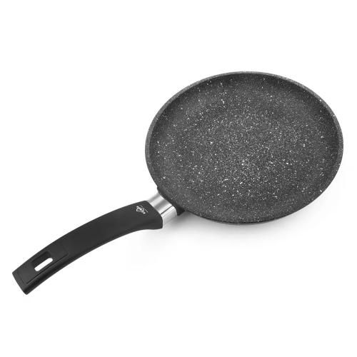 Non-stick frying pan 24 cm Olympia Hard Cook Fix black