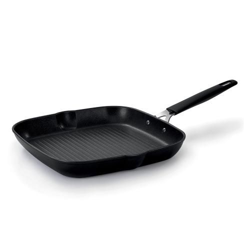 Non-stick grill pan 28 cm Barazzoni 33 Carati Aluminium black