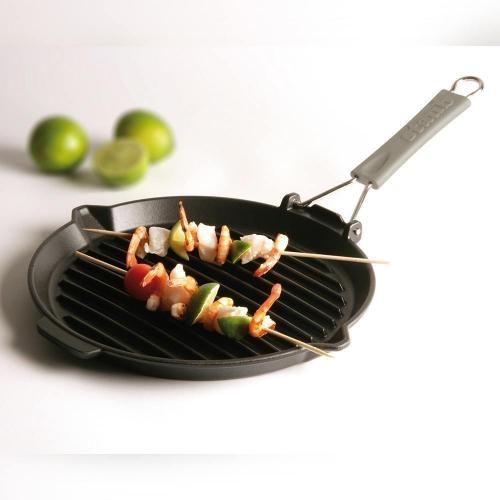 Cast iron grill pan 27 cm Staub black