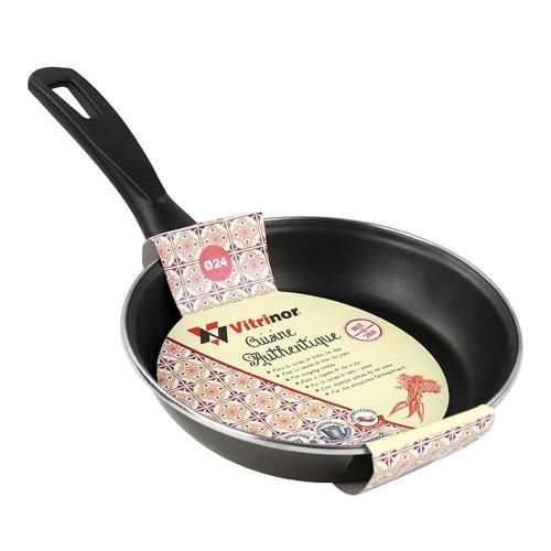 Frying pan 24 cm Vitrinor Authentique Cristal gray