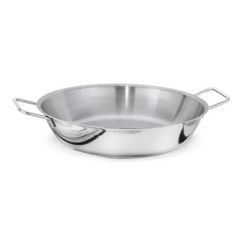 Paella pan with two handles 24x4,5 cm KAPP Cooking steel