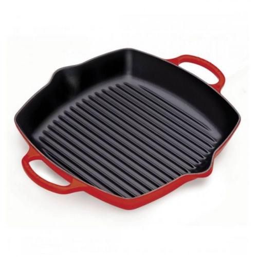 30 cm cast iron grill pan Le Creuset Signature fiery lava