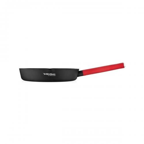 Non-stick frying pan 24 cm Vensal Velours Rouge black