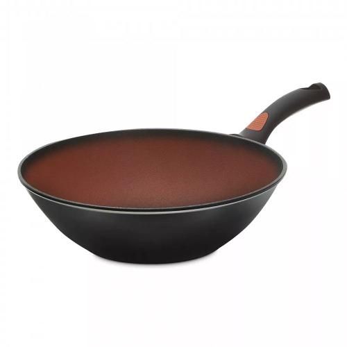 Frying pan wok 28 cm Kitchen Star Terra terracotta