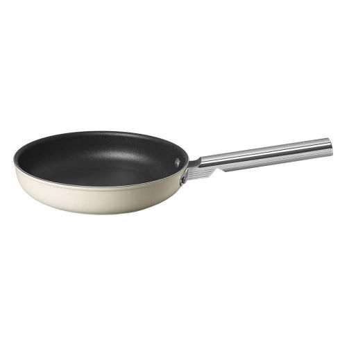 24 cm non-stick frying pan Smeg 50's Style cream-colored