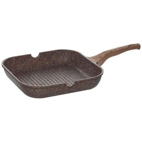 Grill pan with non-stick coating 28x28 cm Nadoba Greta brown