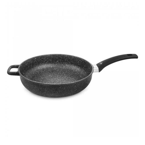 Non-stick frying pan 28 cm Olympia Hard Cook Fix black