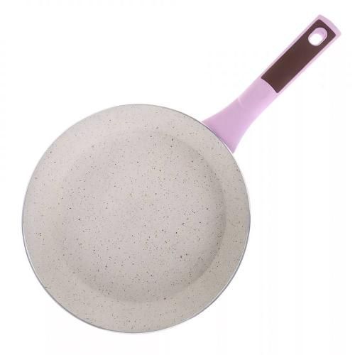 Frying pan with egg mold 24 cm Kitchen Star Lollipop pink