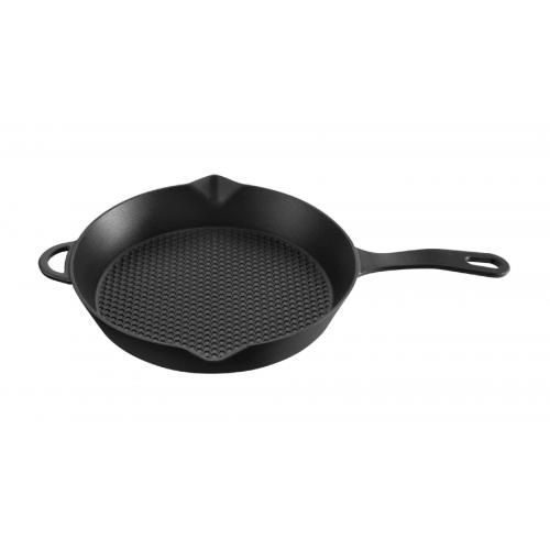 Cast iron frying pan 28 cm Voeux Elegance Black