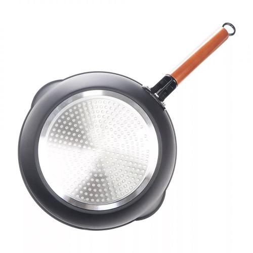 Frying pan 28 cm Kitchen Star Hot Fire black