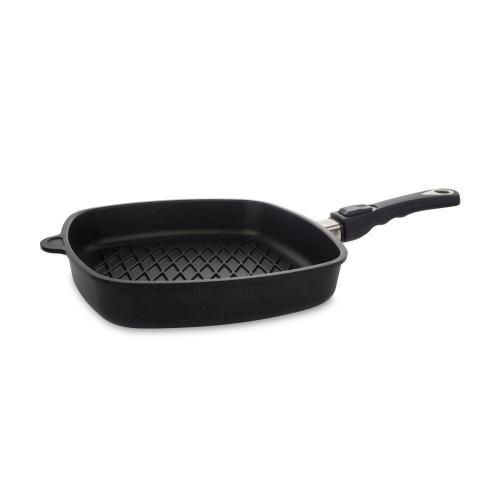 Aluminum square grill pan 28x28 cm AMT Frying Pans