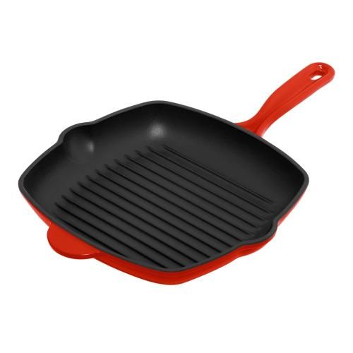 27x27 cm cast iron grill pan Maunfeld Devon red