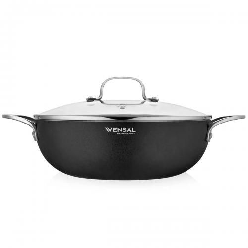 Wok 28 cm Vensal Vertu black