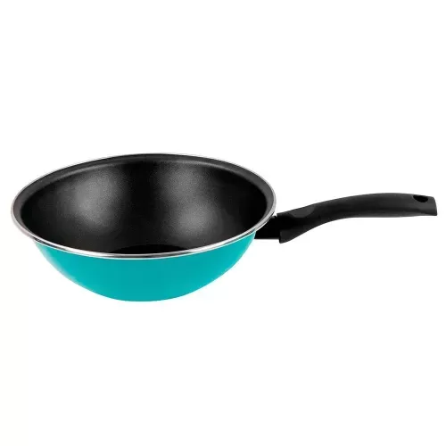 Non-stick wok 28 cm Vitrinor Country green