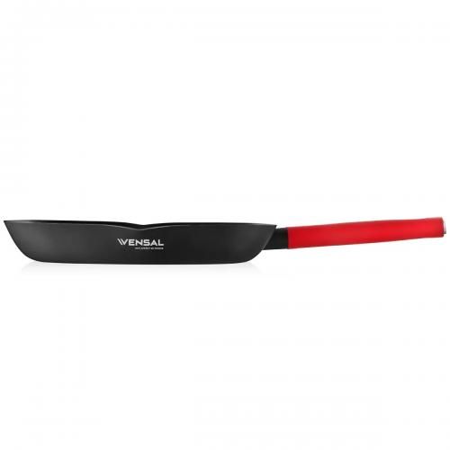 Grill pan 28x28 cm Vensal Velours Rouge black