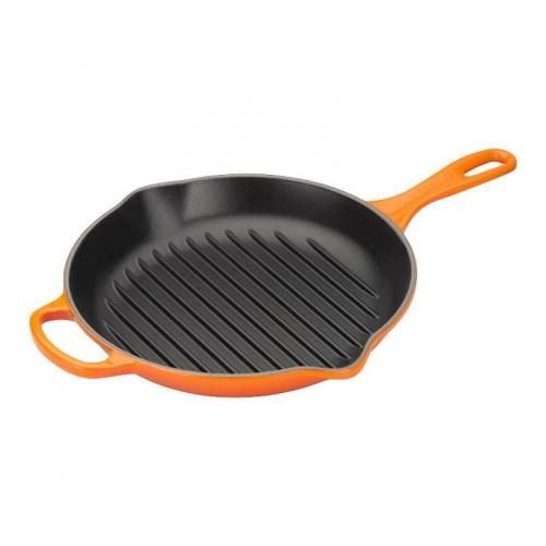 30 cm cast iron grill pan Le Creuset Signature fiery lava