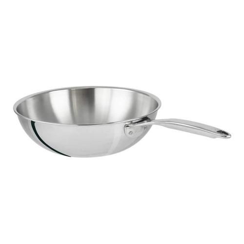 Wok 30 cm Cristel Castel Castel Pro steel frying pan