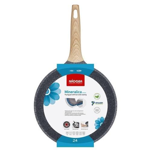 Non-stick frying pan 24 cm Nadoba Mineralica gray