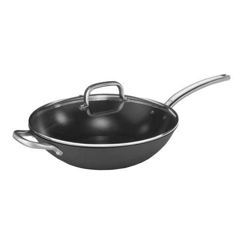 Non-stick cast iron wok 32 cm 4 liters Pujadas black