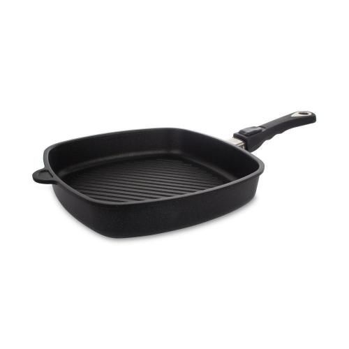 Grill pan aluminum square 26x26 cm AMT Frying Pans