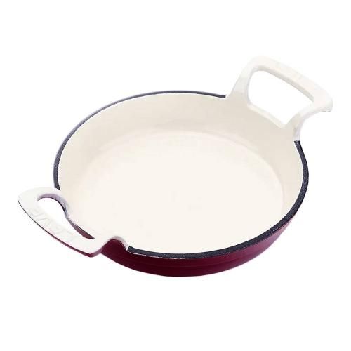 16 cm cast iron serving pan LAVA red