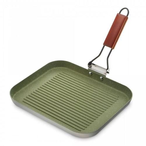 Grill pan 35x25 cm Kitchen Star Millman green