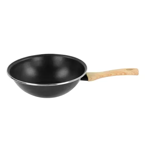 Non-stick wok frying pan 28 cm Vitrinor Orbe black