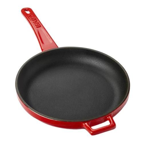 20 cm cast iron skillet LAVA red