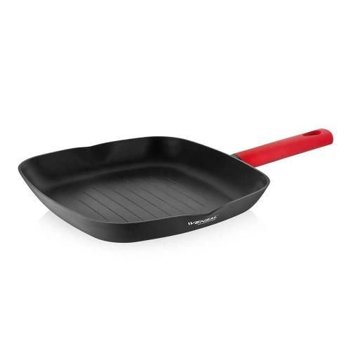 Grill pan 28x28 cm Vensal Velours Rouge black