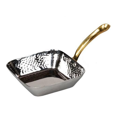 Serving pan with handle 17*3.5 cm, stainless steel, P.L. Proff Cuisine