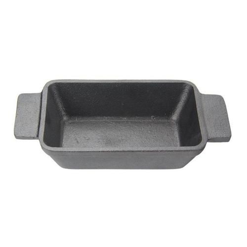 Rectangular portioned frying pan 14*9 cm, cast iron, P.L. Proff Cuisine