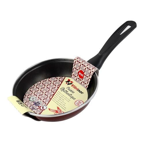 Frying pan 1 liter 20 cm Vitrinor Authentique Burgundy Red