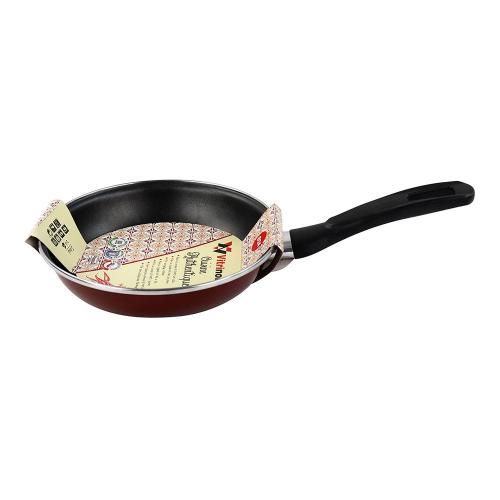 Frying pan 1,4 l 24 cm Vitrinor Authentique Burgundy Red