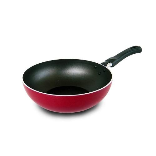 Non-stick 20 cm non-stick wok Barazzoni Aluminium black