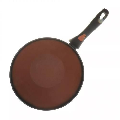 Frying pan wok 28 cm Kitchen Star Terra terracotta