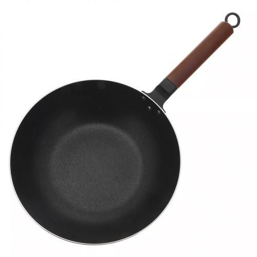 Frying pan 30 cm Kitchen Star Hot Fire black