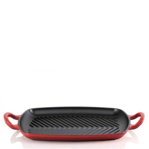 30 cm cast iron grill pan Le Creuset Signature fiery lava