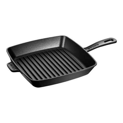 Grill pan 26x26 cm Staub black