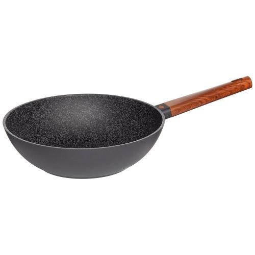 Non-stick wok frying pan 28 cm Nadoba Oldra black