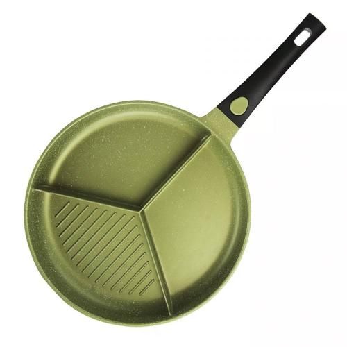 Sectional frying pan 35 cm Kitchen Star Millman green