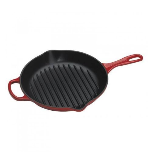 30 cm cast iron grill pan Le Creuset Signature fiery lava