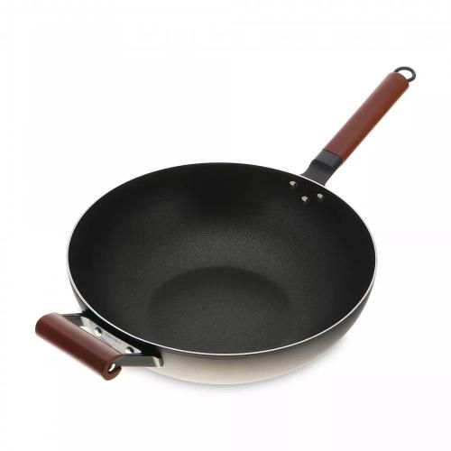 Kitchen Star Hot Fire 32 cm wok frying pan black