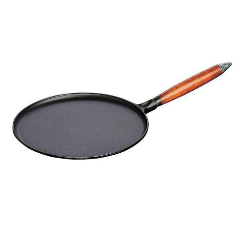 Staub Black Cast Iron 28 cm Pancake Pan